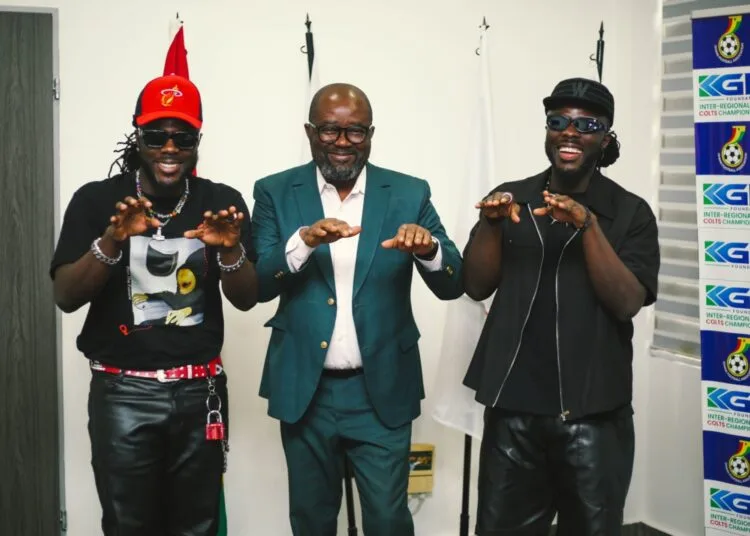 DopeNation visit GFA boss to explore music-football partnership