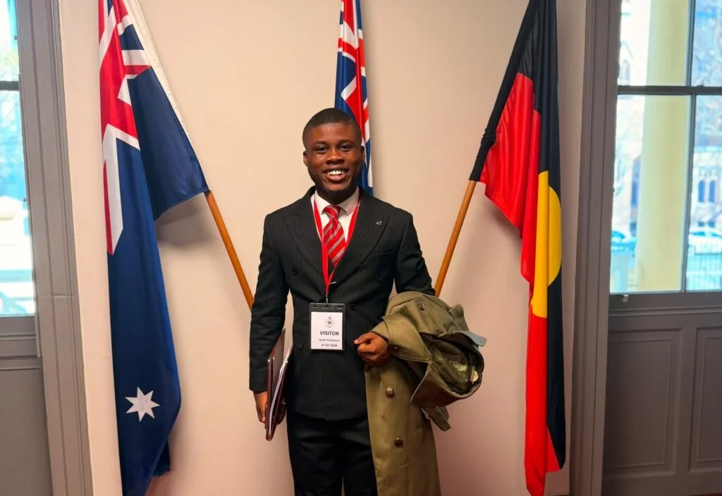 Ghana’s Titus Owusu Darko elected Education Minister at Commonwealth Youth Parliament in Australia