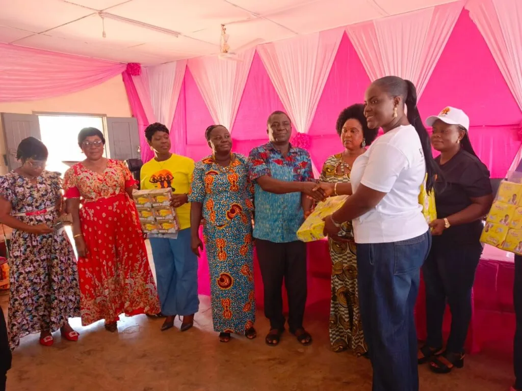 Kpando Young Ladies Association donates sanitary pads to students, holds career guidance and training forum