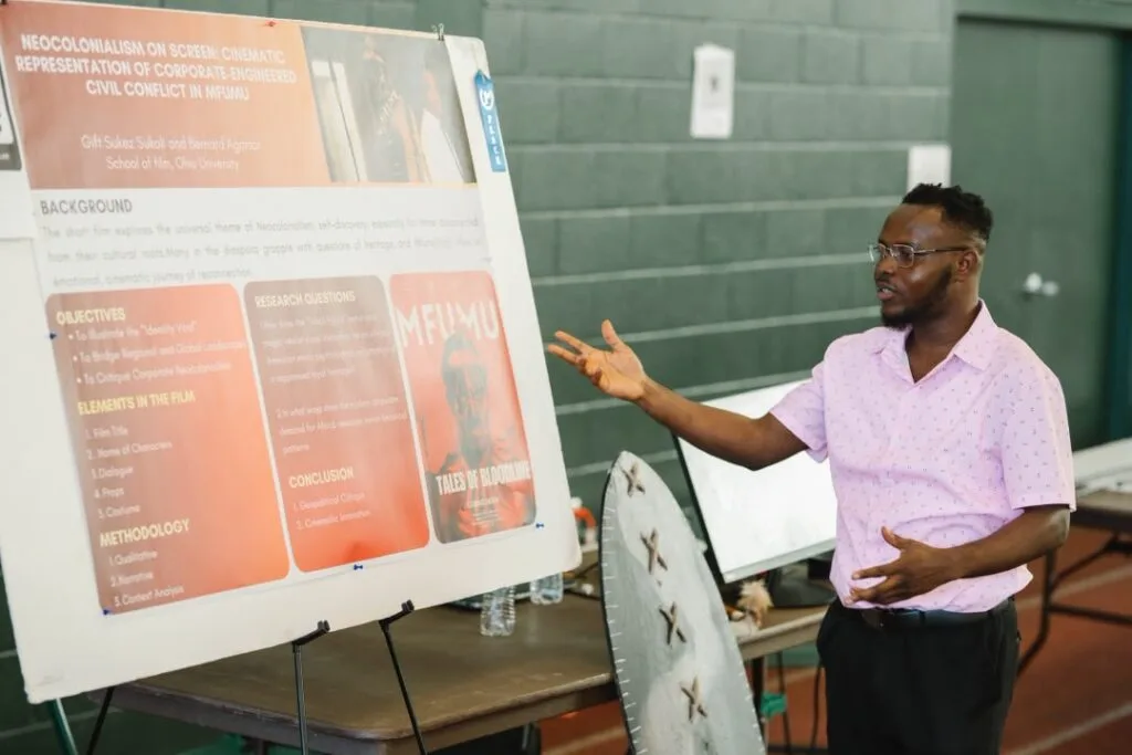 Ghanaian filmmaker Benard Agorsor wins Ohio University Research & Creative Activity expo
