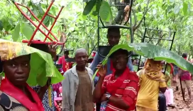 Offinso North Cocoa farmers brave heavy rains to petition Minority Caucus over cocoa crisis