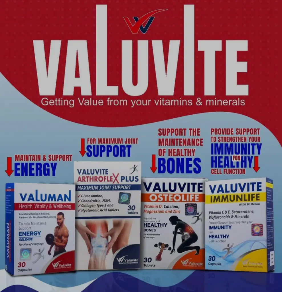 Valuvite UK Vitamins expand into Ghana through Pharmatrust Pharmacy LTD distribution network