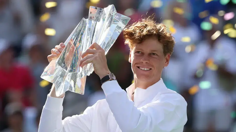 Sinner matches Federer & Djokovic with Indian Wells win