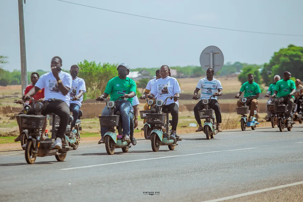 How a Ghanaian town is turning electric motorbikes into a climate solution