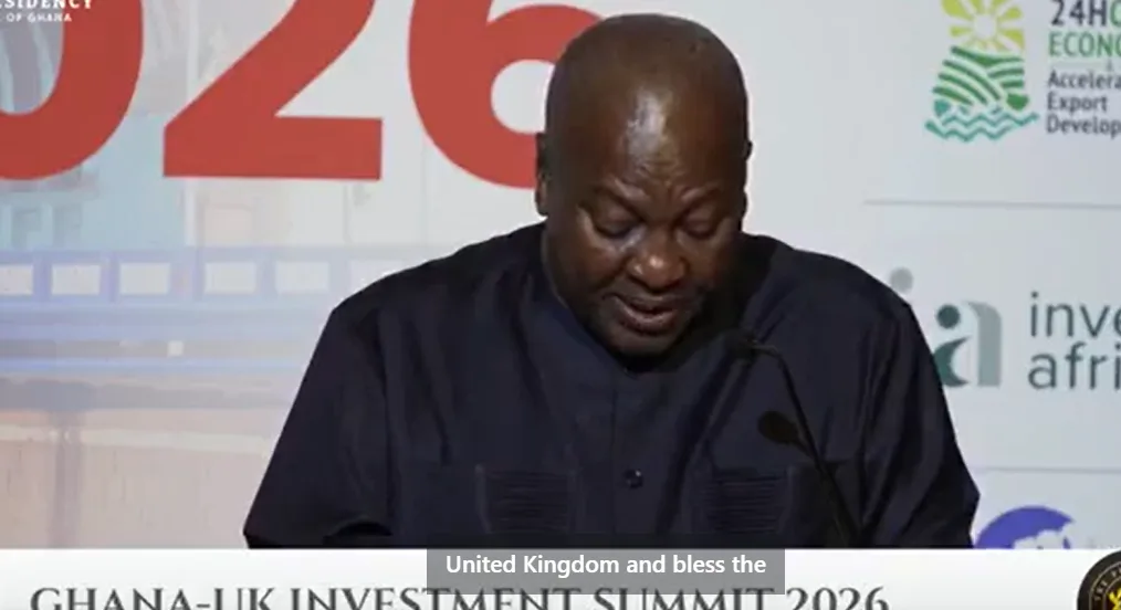 Mahama calls for a deeper Ghana–UK partnership beyond traditional trade