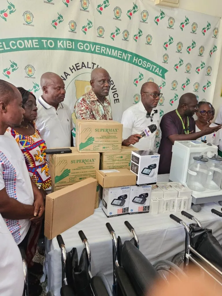 Abuakwa South MP donates medical equipment and settles patients’ bills at Kyebi Gov’t Hospital
