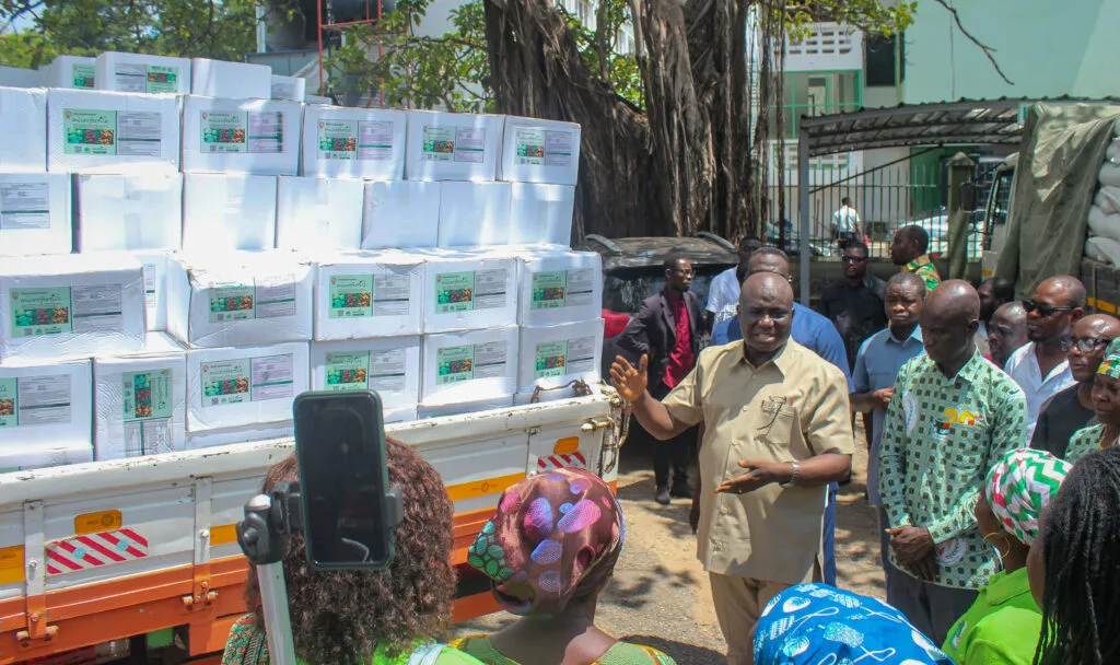 MoFA distributes 40k bags of fertilizer, drones to boost food production in Northern Ghana