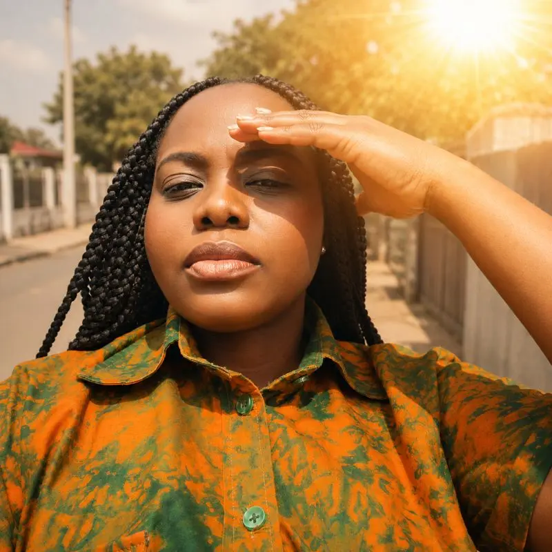 It’s as though the ozone layer over Ghana has been wiped off