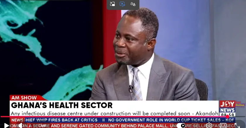 Infectious Disease Centre will be completed and used soon — Health Minister