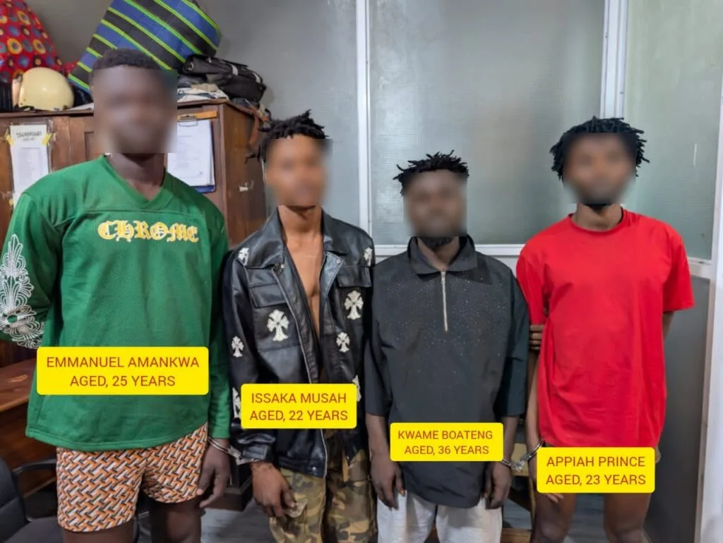 Four suspected drug peddlers arrested at Kunsu