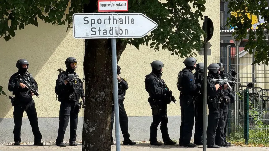Teenager arrested after two girls, 13, seriously injured in German school attack