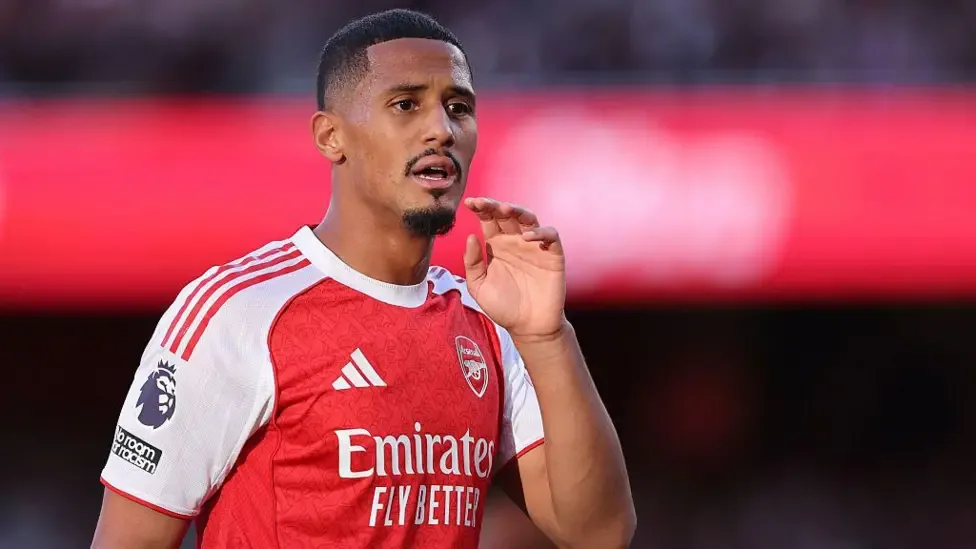 Saliba to miss extended period with back injury