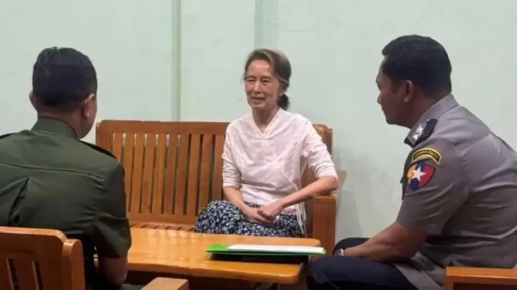 Myanmar ex-leader Aung San Suu Kyi moved to house arrest, military says