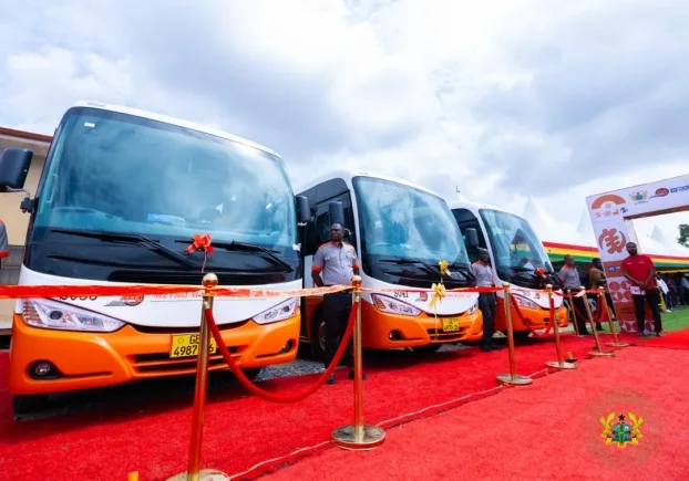 Newly commissioned Metro Mass buses primarily for intercity operations