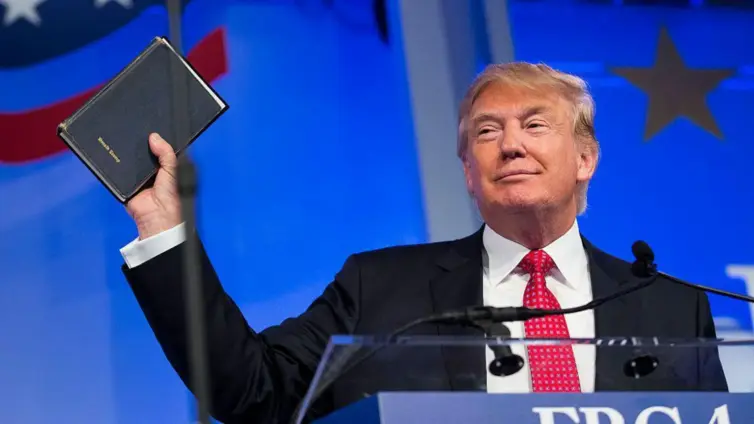 Trump participates in marathon Bible reading