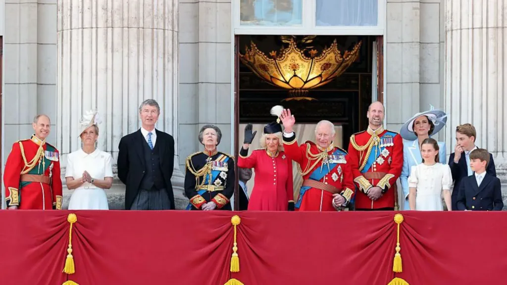 Royal Family watch Red Arrows flypast on palace balcony
