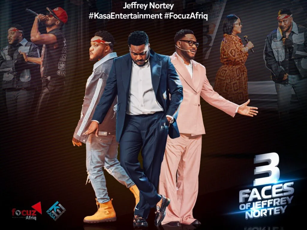 Film, Stage, Street: Jeffrey Nortey delivers masterclass in storytelling at sold-out ‘3 Faces’ show