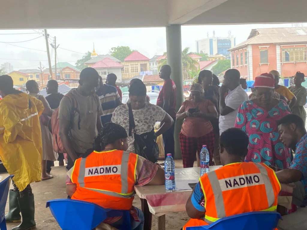 NADMO registers 1,401 victims after Odawna Rubber Market fire disaster