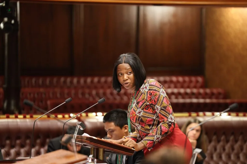 Precious Agrobesa Akos elected Crossbench Whip at Commonwealth Youth Parliament in Australia