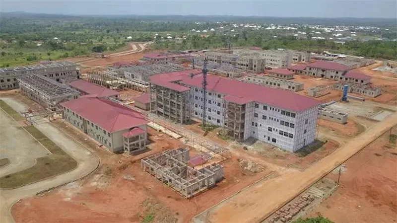 Evidence: Afari Military Hospital is not 98% complete