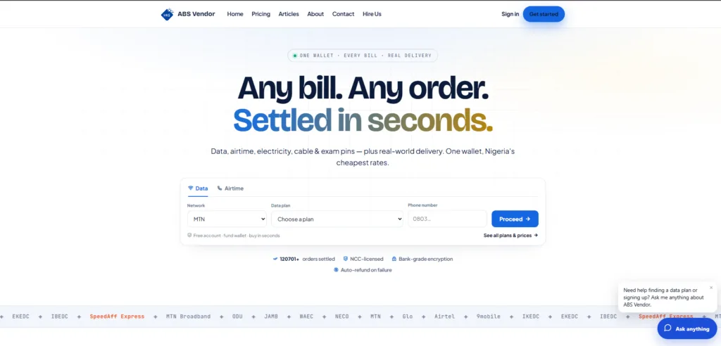 Top 10 online bill payment platforms in Nigeria