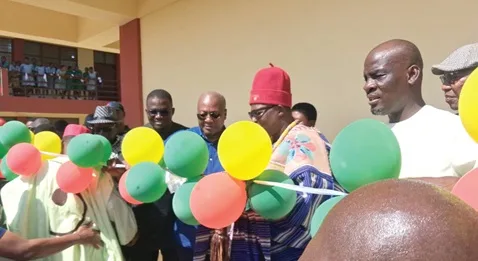 President Mahama inaugurates E-Block at Paga SHS