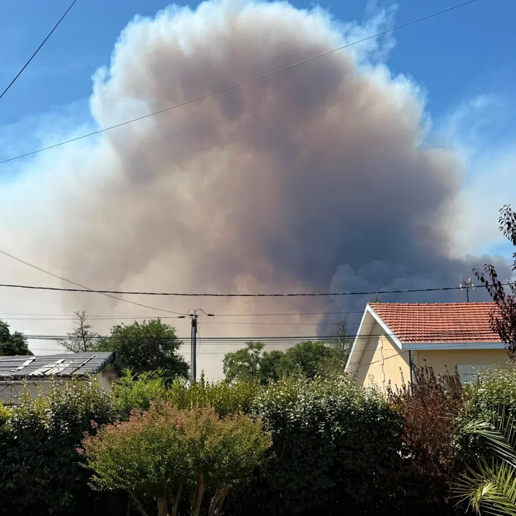 France fire crews face searing heat in battle to contain flames