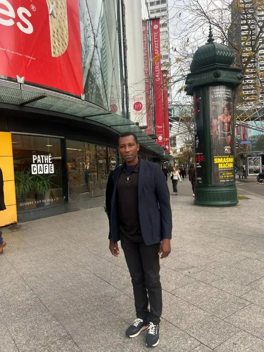 Kenpong in Germany for Black Stars friendly