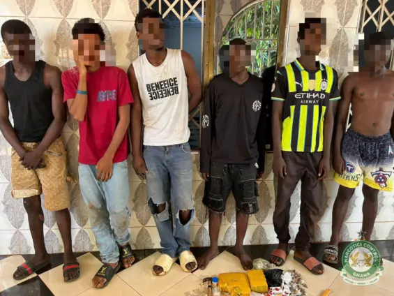 NACOC arrests six in ‘Operation Clean Street’ in Donkor-Nkwanta