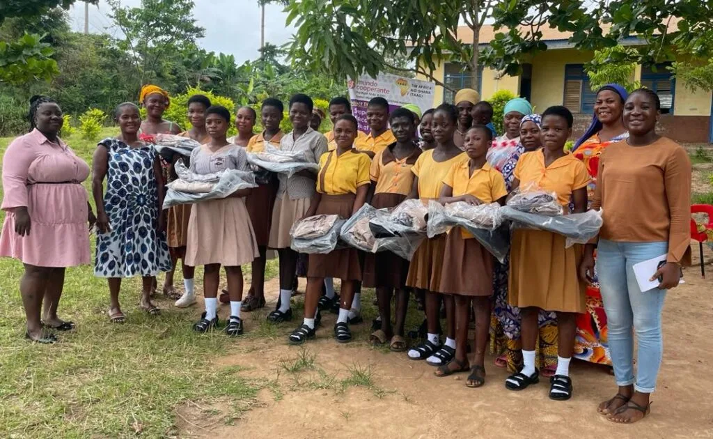 TAAG supports 50 schoolgirls with uniforms and bags to reduce dropouts in Ahafo communities