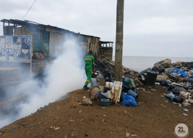 Zoomlion launches comprehensive fumigation and disinfection exercise in flood-hit communities across the Western Region