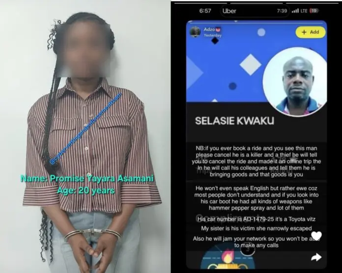 Woman arrested over viral social media post accusing Uber driver of being a ‘murderer’