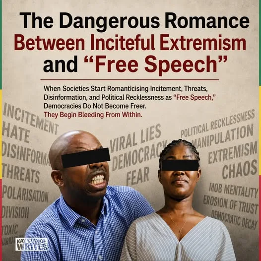 Kay Codjoe Writes: The dangerous romance between inciteful extremism and “free speech”