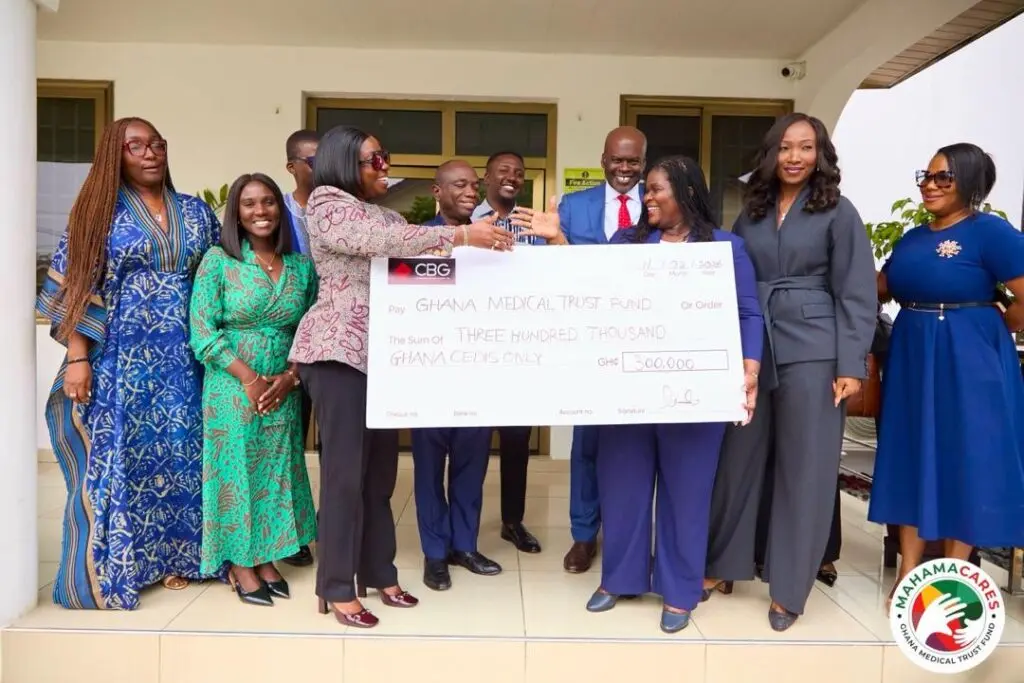 CBG donates GHS300,000 to support GMTF’s Heal Ghana Month campaign
