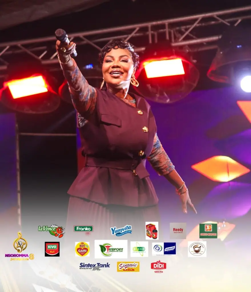 Nsoromma S8 Launch: Fans go wild as Empress Gifty delivers soul-stirring performance