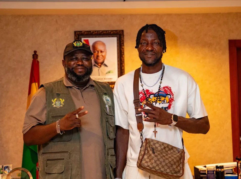 Benjamin Asare pays courtesy call on AMA boss after World Cup feat