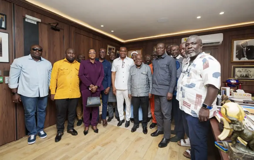 Wontumi pays courtesy call on Akufo-Addo, Bawumia ahead of NPP National Chairmanship campaign