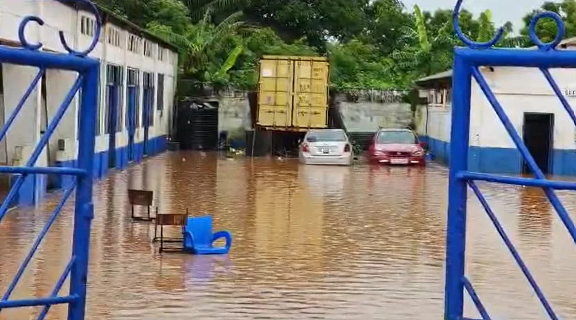 Flooding disrupts academic activities at OITI in Takoradi