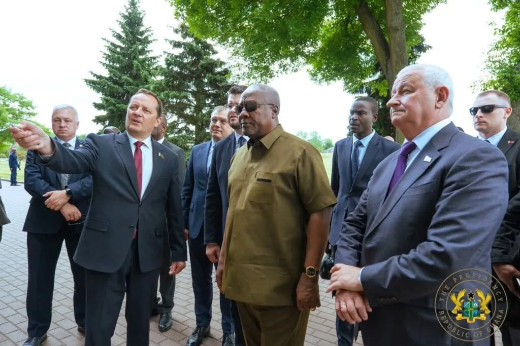 Governor of Brest hosts President Mahama after Hero Fortress tour in Belarus