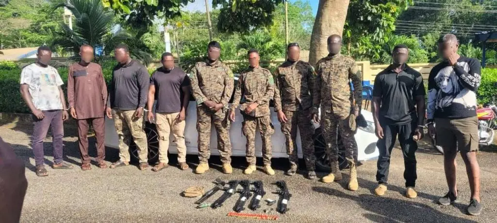 10 arrested over illegal arms possession linked to Adambrobe chieftaincy dispute