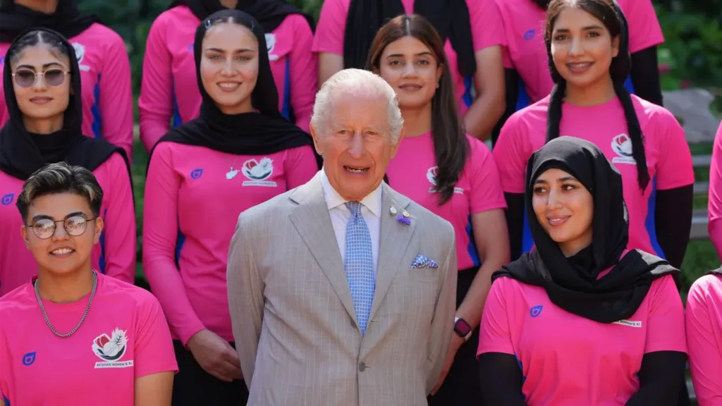 King Charles meets women’s cricket team that is not allowed to exist