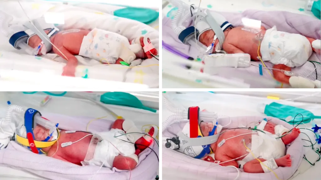 Rare identical quadruplets born in Australia