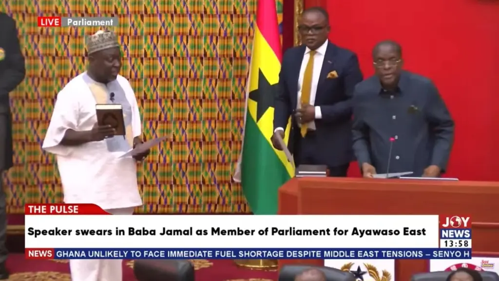 Speaker swears in Baba Jamal as Ayawaso East MP