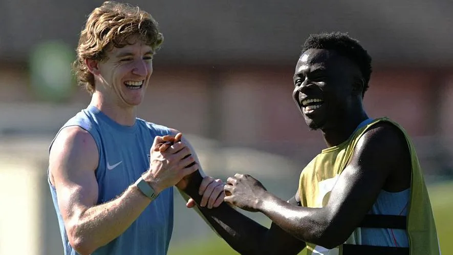 2026 WC: Saka trains with England squad before Ghana match