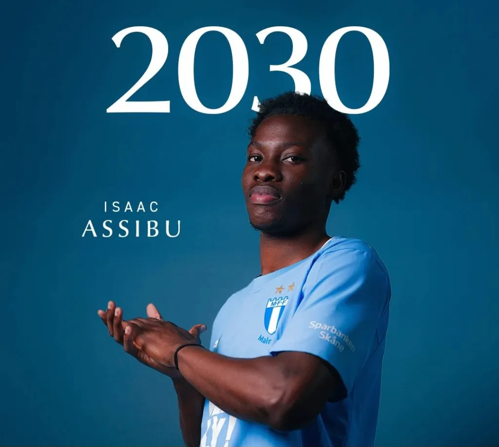 Ghanaian youngster Isaac Assibu signs new Malmo deal, earns first-team promotion