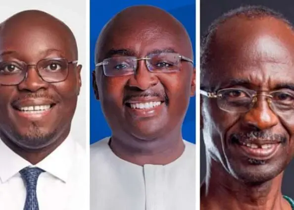 2028 election: Global InfoAnalytics poll projects Ato Forson ahead of Bawumia, Asiedu Nketia