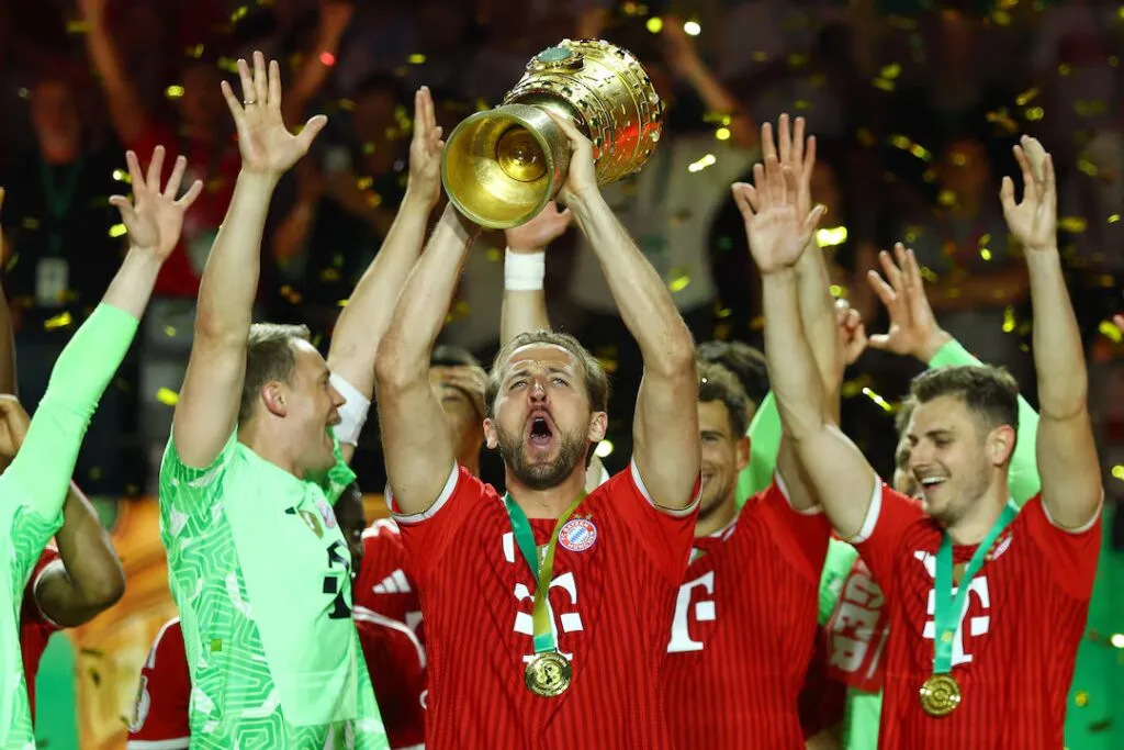Kane hat-trick hands Bayern German Cup victory and domestic double