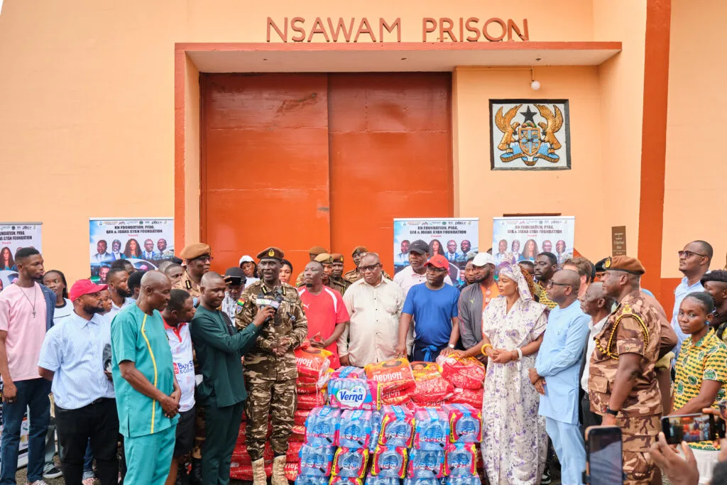 KN Foundation, partners donate GHC20,000 and items to Nsawam Prison inmates