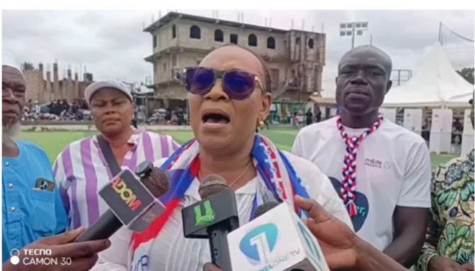 Hawa Koomson calls for peace, unity during NPP constituency elections