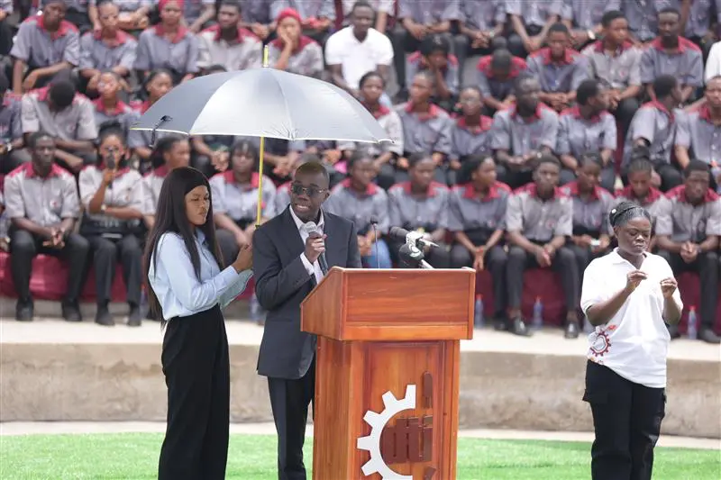 Julian Opuni reaffirms Fidelity Bank support for industry-led skills training at DTI Berekuso campus